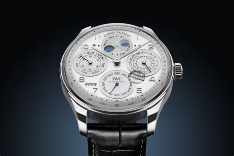 iwc portugieser eternal calendar price|perpetual calendar moon phase watch.